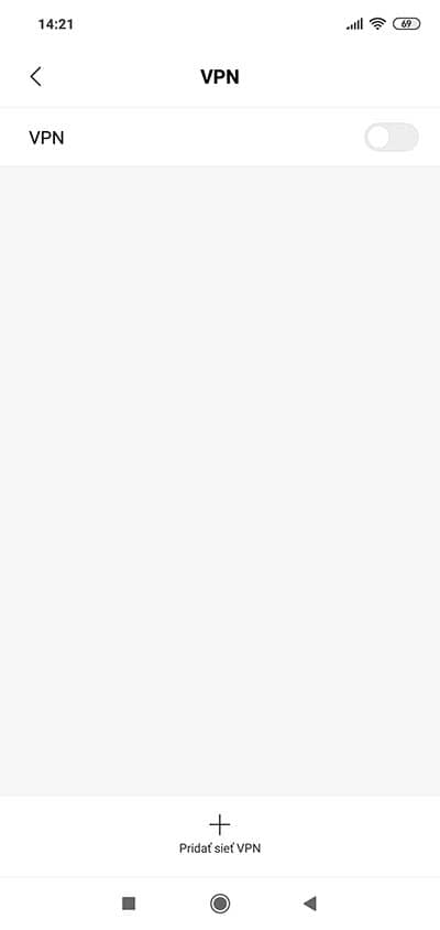Ako nastaviť VPN sieť na androide?