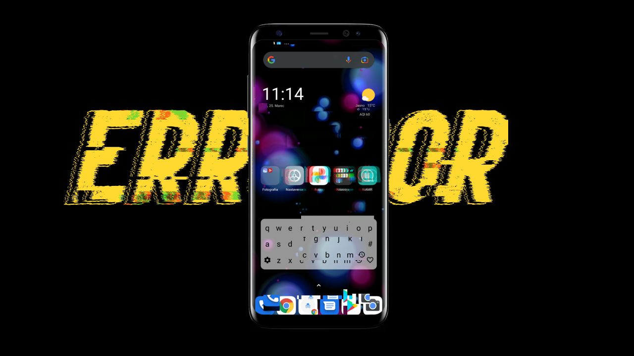 Zasekany telefon_error phone