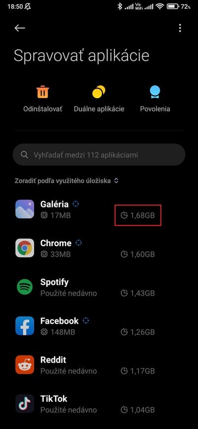 využitie úložiska