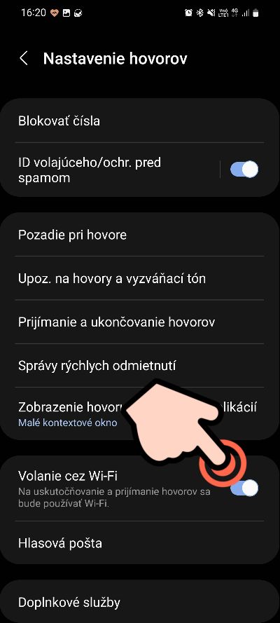 Ako aktivovat VoWiFi v Samsung telefone_2