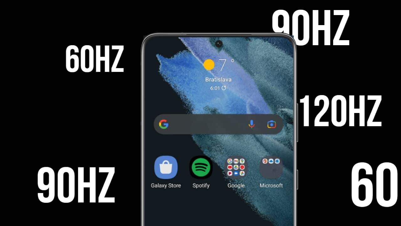 Kolko Hz zobrazuje obrazovka vasho samsungu
