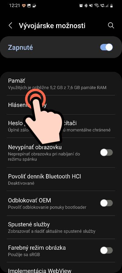 Ktore aplikacie pouzivaju RAM_Samsung_navod_1