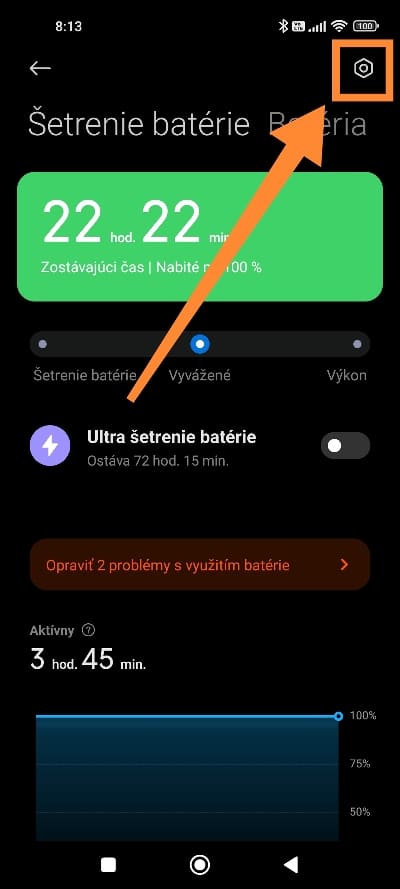 Xiaomi vybíjanie batérie
