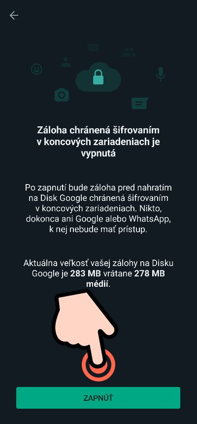 ako sifrovat zalohy chatov_WhatsApp_4