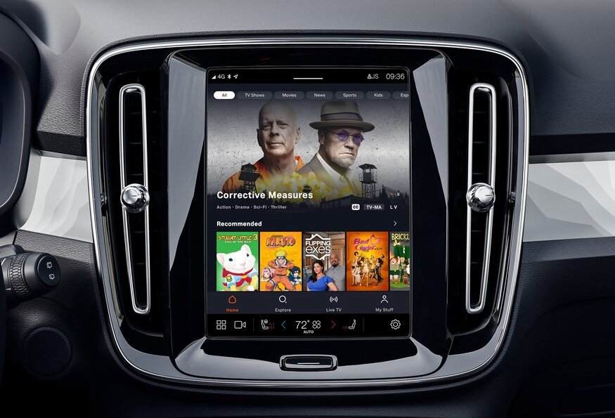 Android Auto_pozeranie filmov na obrazovke
