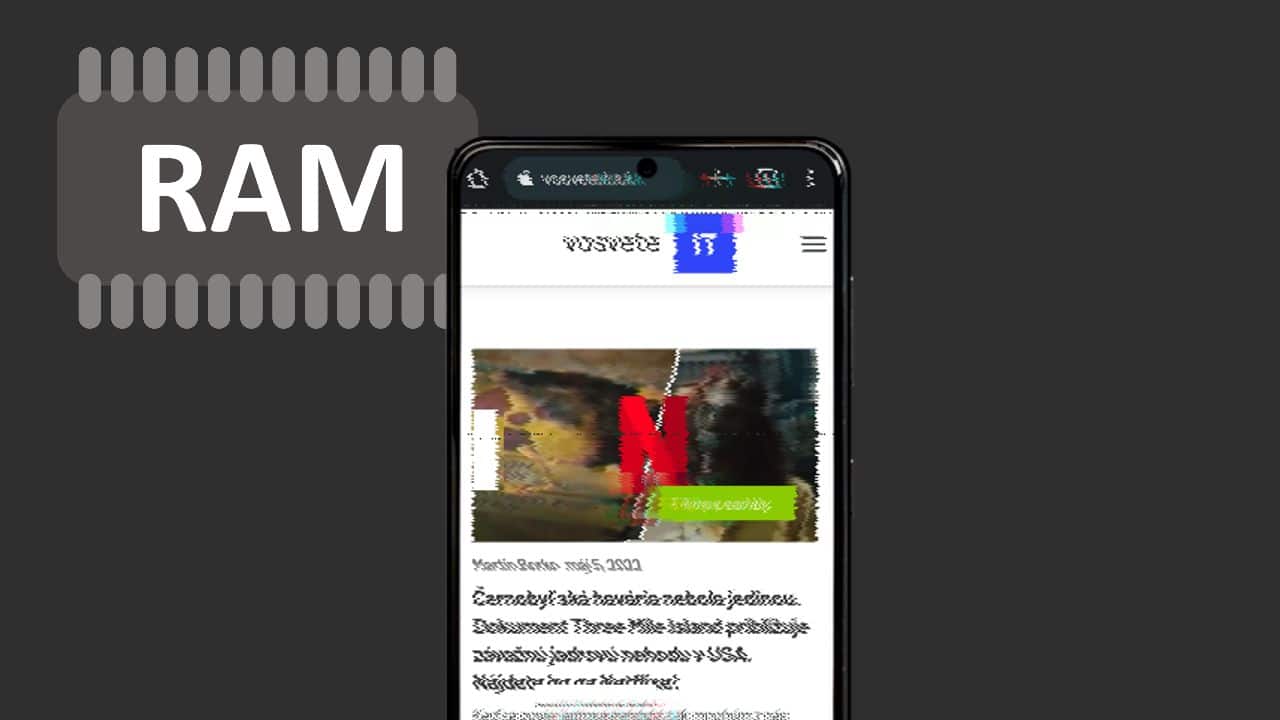 RAM pamat Android smartfon