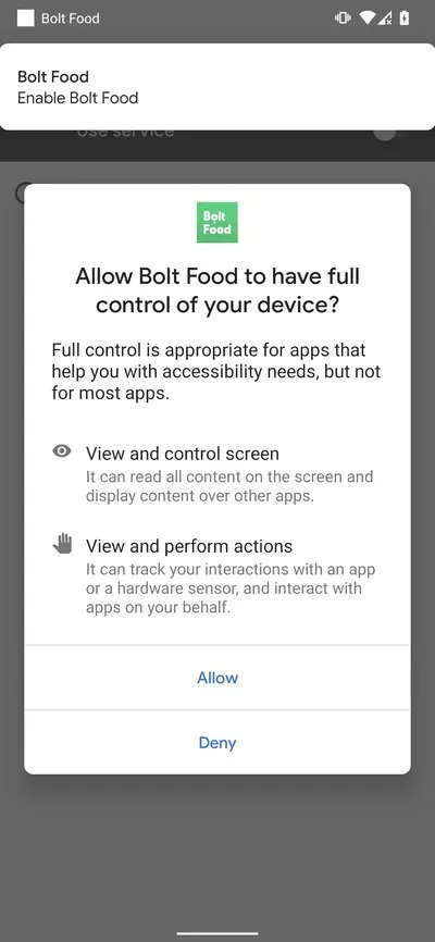 bolt food povolenia