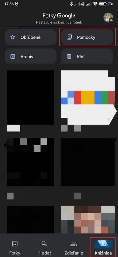 google fotky pomôcky