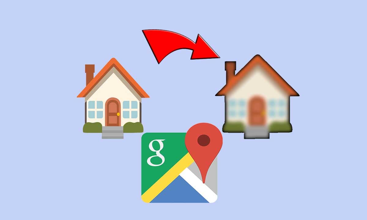 google maps rozmazanie