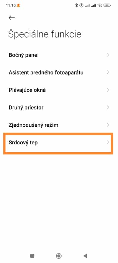 srdcový tep Xiaomi