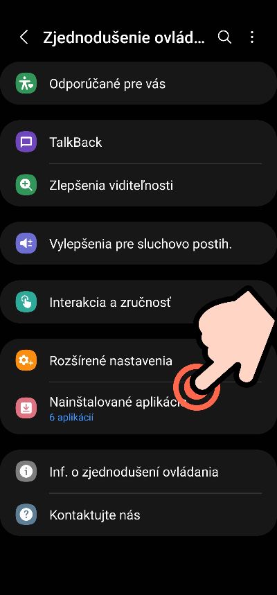 zjednodusenie ovladania_1_zapnute upozornenia ked aplikacia pristupuje ku kamere