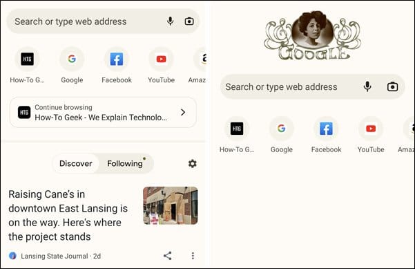 chrome 103 discover