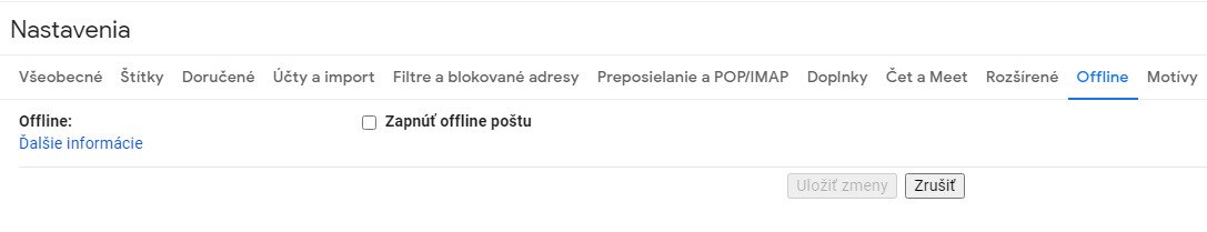 gmail offline pošta 1