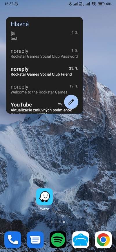gmail widget