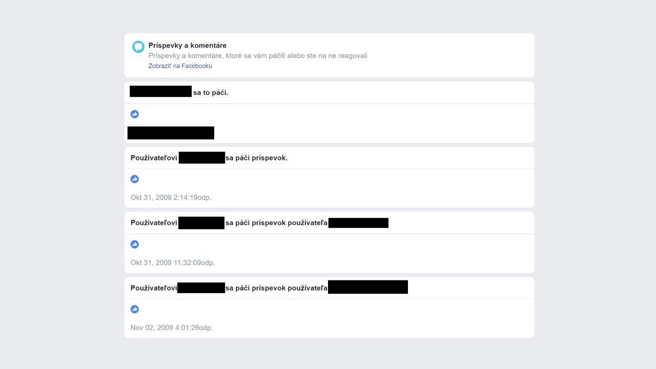 prvy lajk facebook