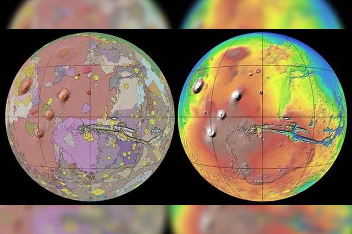 Čínskemu satelitu Tianwen-1 sa podarilo vytvoriť mapu Marsu