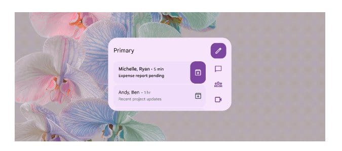 widget gmail