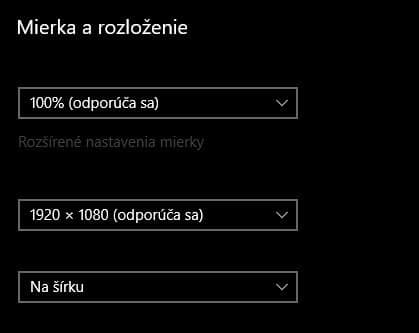windows rozlíšenie