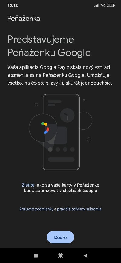 Peňaženka Google