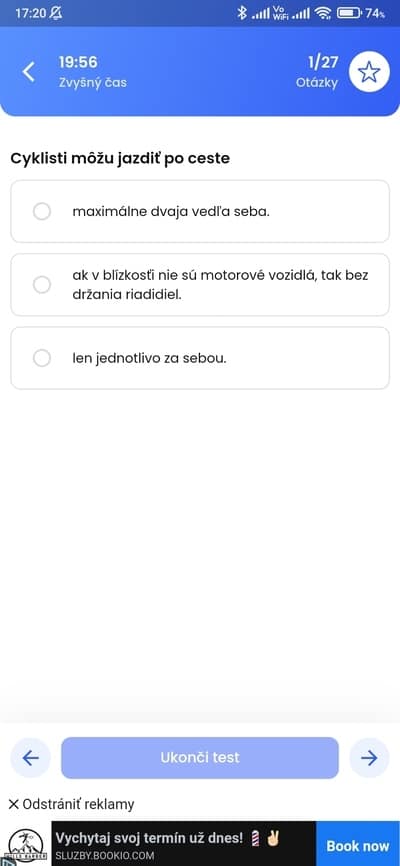 autoškola test
