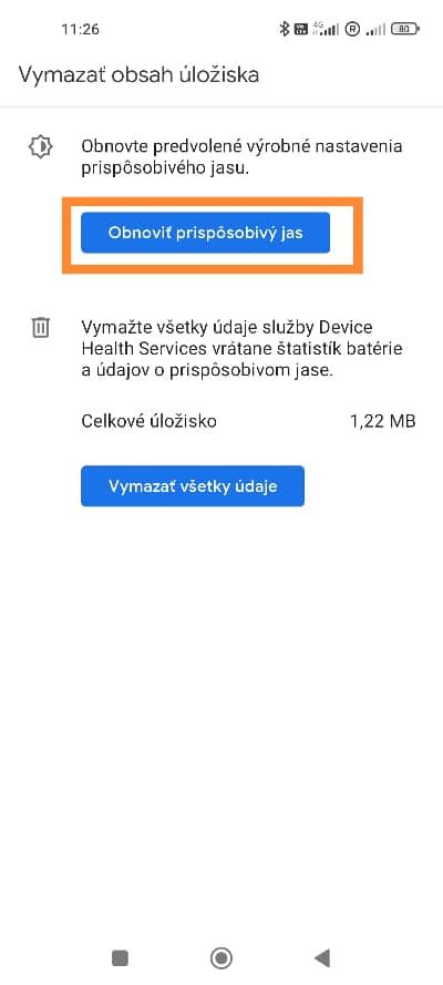 kalibrácia automatického jasu v smartfóne