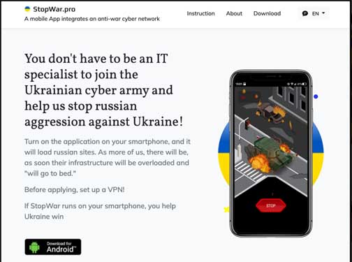Proruská hackerská skupina šírila neefektívnu aplikáciu