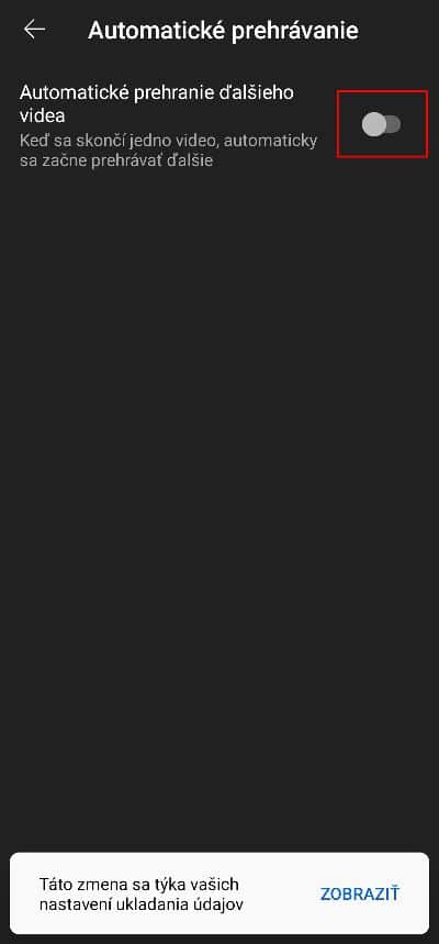 Youtube automaticke prehravanie videi ako vypnut