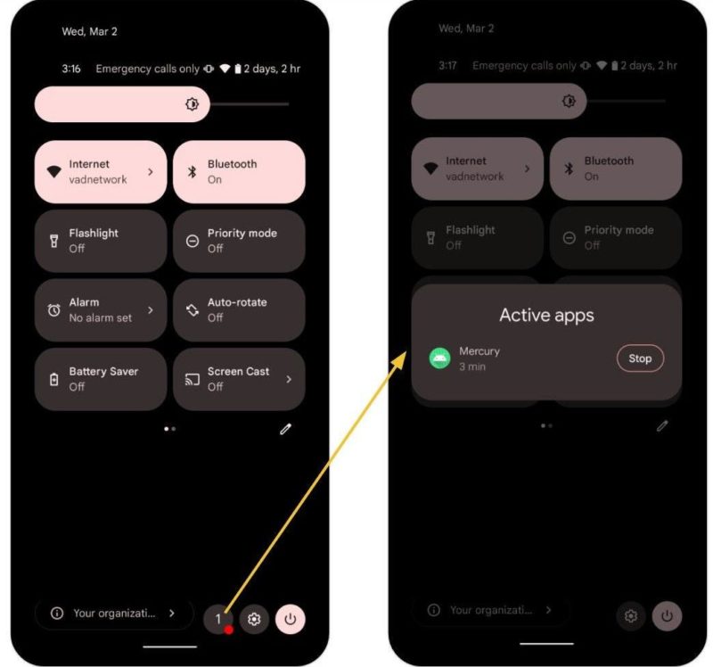android 13 aktívne aplikácie