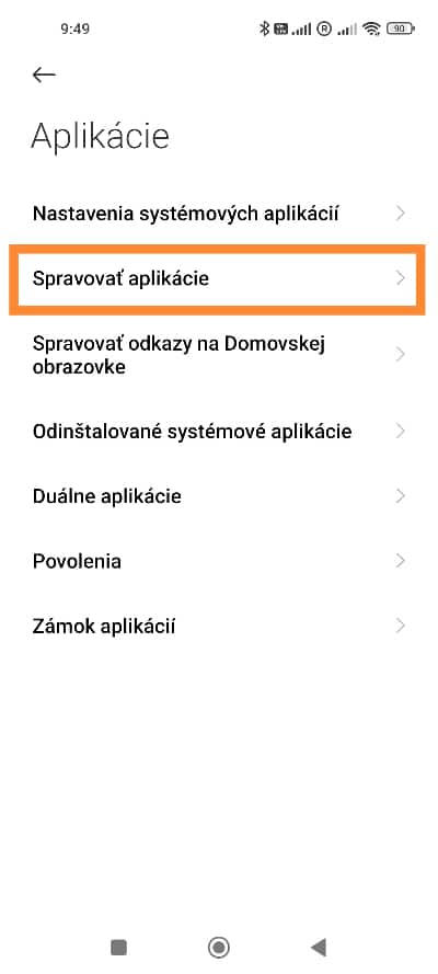 aplikácie vymazanie cache