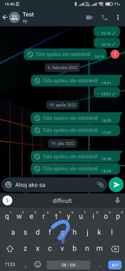 gboard písanie ťahom