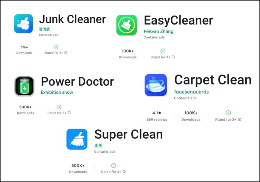 google play adware aplikácie