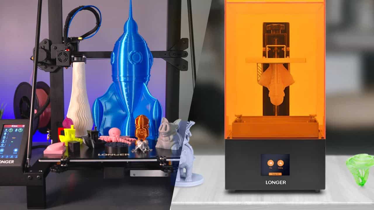 longer typy 3d tlaciarni