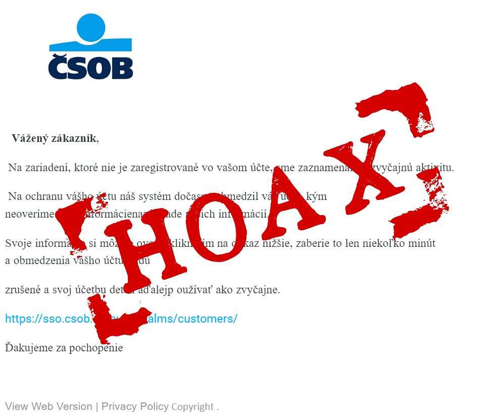 podvodny e-mail CSOB_2