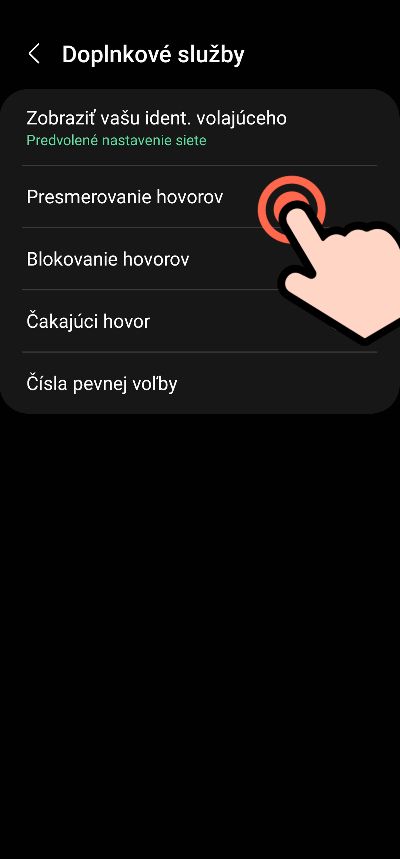 presmerovane hovory nastavenia Android_1