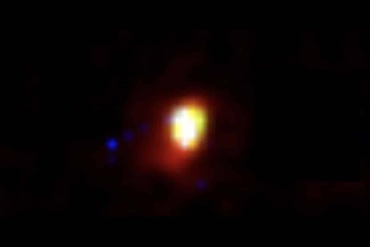 Najvzdialenejšia galaxia, objavená Webbom vznikl okamih po veľkom tresku