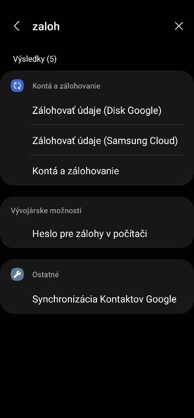 zalohovanie smartfonu