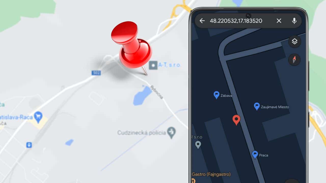 Google mapy stitky