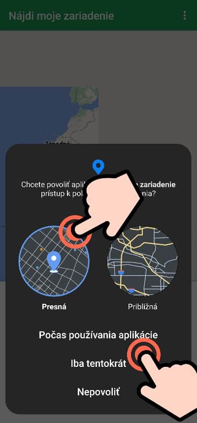 Najdi moje zariadenie Android_2