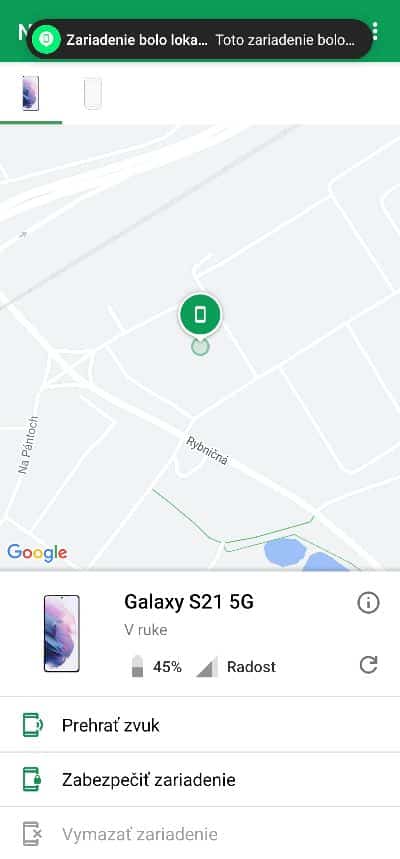 Najdi moje zariadenie Android_3