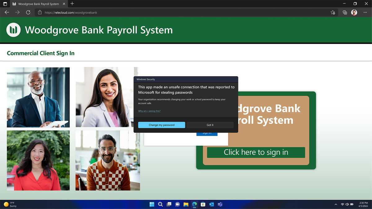 Windows 11 vyssia bezpecnost oznamenie a skodlivej aplikacii