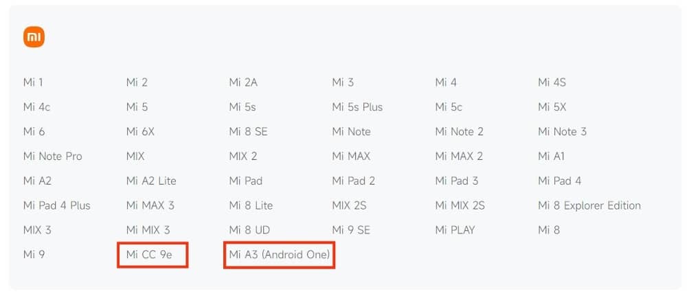Xiaomi nepodporované smartfóny 23:9:22
