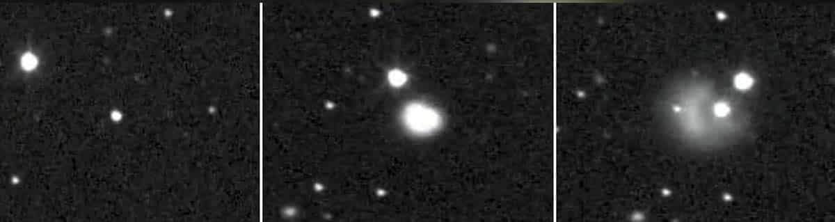 Zábery tesne po náraze sondy DART do asteroidu