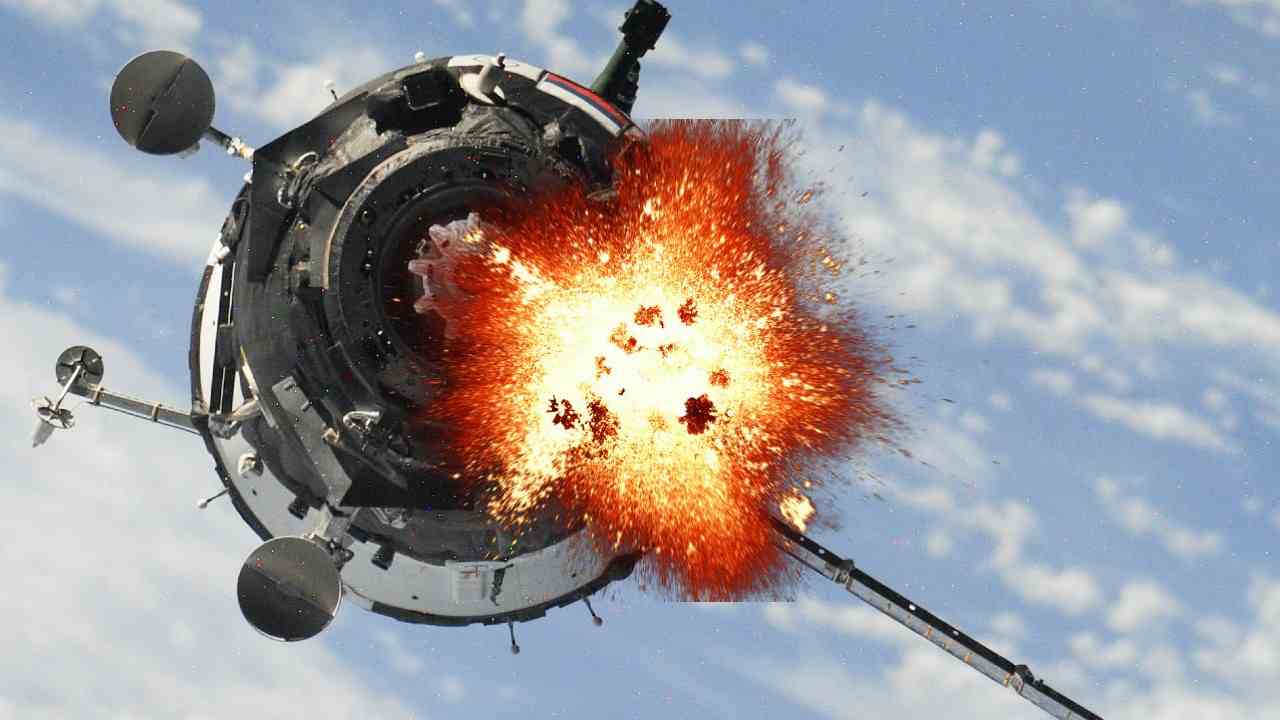 explozia satelit