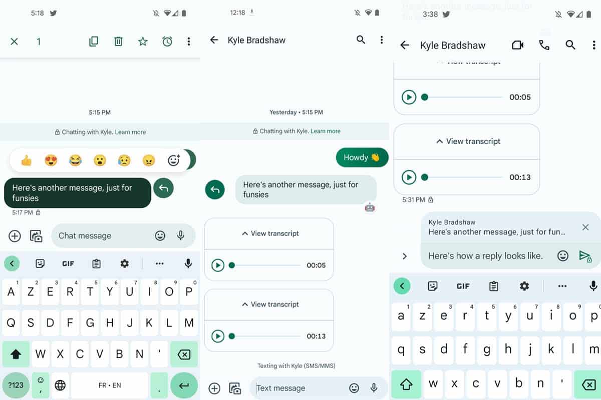 Google Messages dostávajú nové funkcie