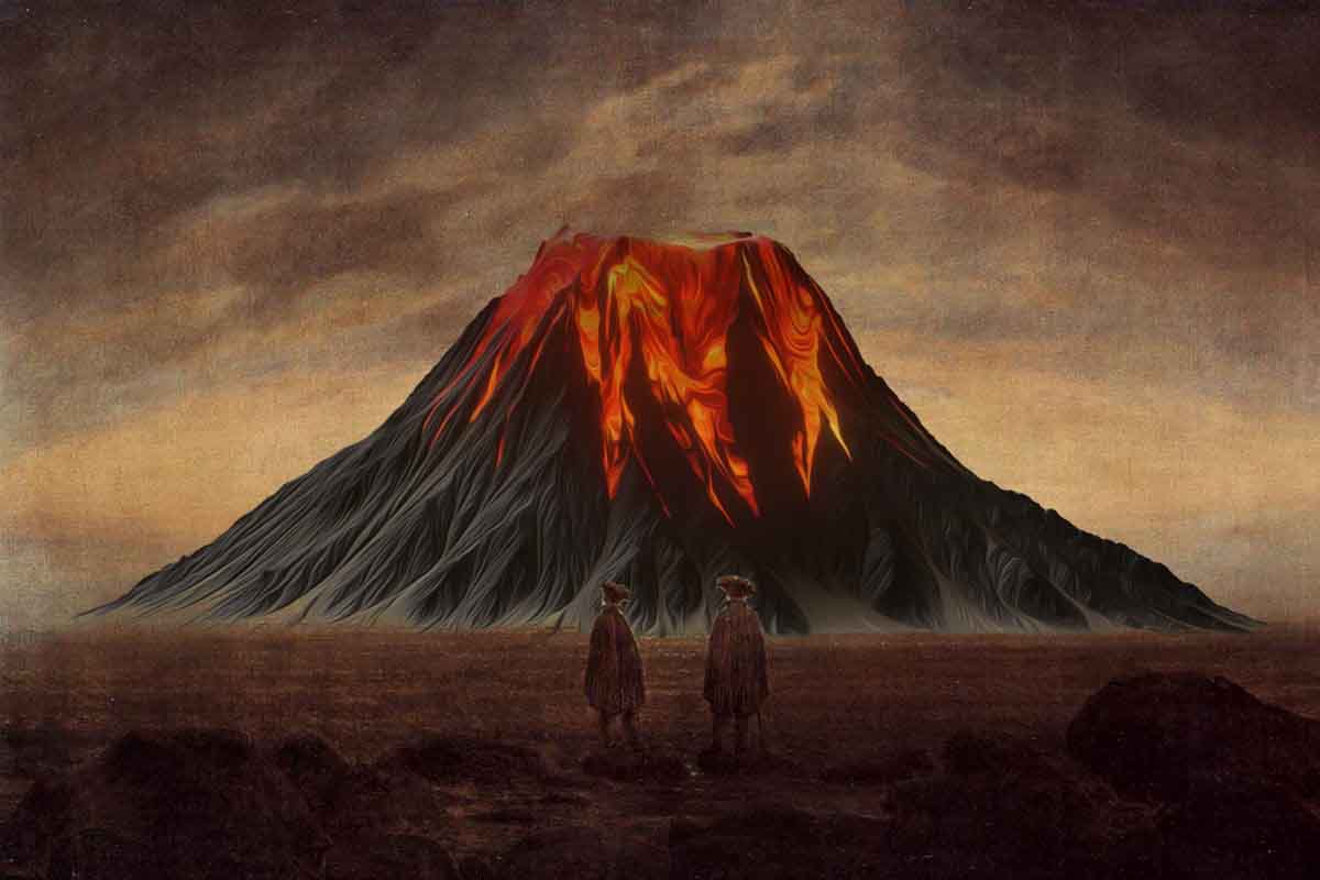 masívna erupcia odštartovala rok bez leta.