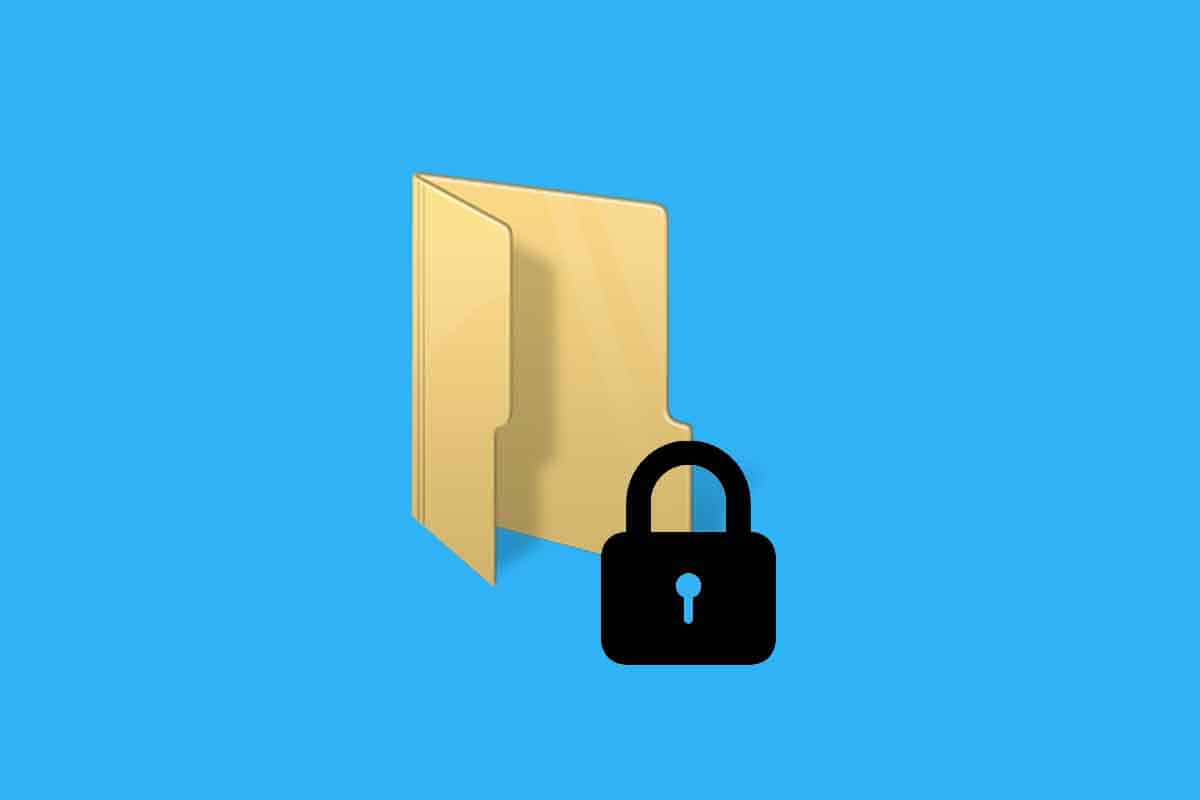 windows zamknutý priečinok
