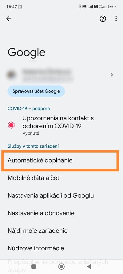 Heslá Google Smart Lock