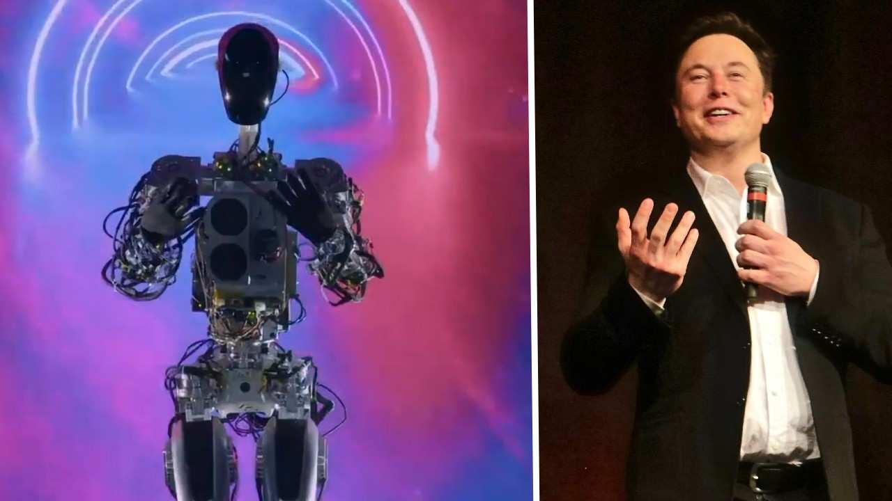 Tesla Bot Optimus Prototyp Elon Musk