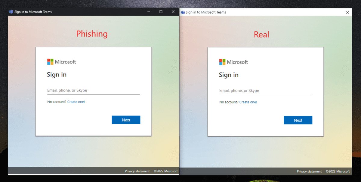 google chrome phishing