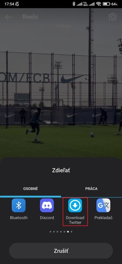 insta stiahnutie videa appka